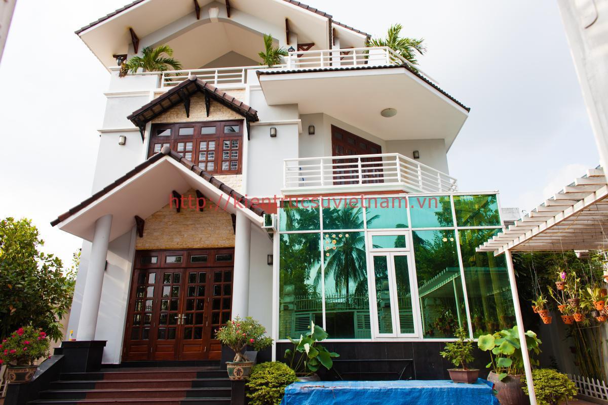Mẫu nhà 3 tầng đẹp kientrucsuvietnam.vn Thiết kế nhà 3 tầng đẹp