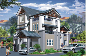 biet thự đẹp 0101 2 300x195 - Thiết kế biệt thự tại Vĩnh Ph&uacute;c