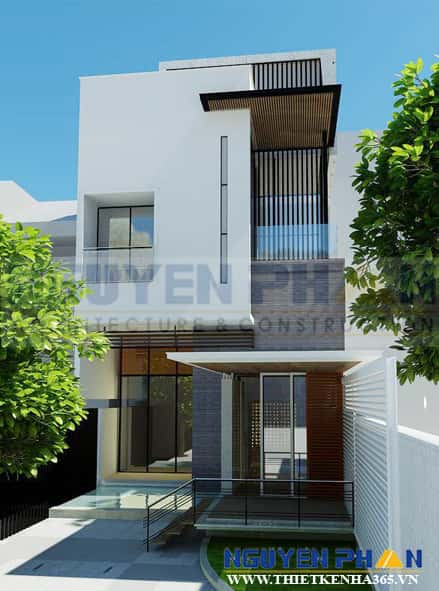Tư vấn thiết kế nhà 2 tầng hiện đại diện tích 6x10m thiet ke nha 365 nha pho nha mat tien 6m dep - Tư vấn thiết kế nhà 2 tầng hiện đại diện tích 6x10m