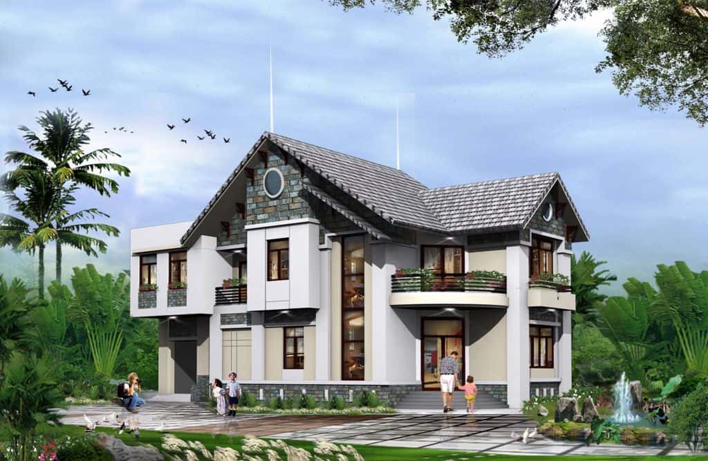 mau nha dep binh thuan - Tư vấn mẫu thiết kế nhà đẹp ở Bình Thuận