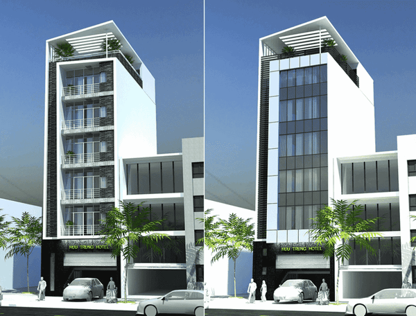 mau khach san nha nghi 03 1024x778 - Thiết kế nhà nghỉ ở tại Bà Rịa - Vũng Tàu