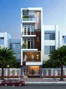 thiet ke nha ha noi 5a 225x300 - Mẫu nh&agrave; mặt tiền 5m đẹp, c&ocirc;ng năng tối ưu