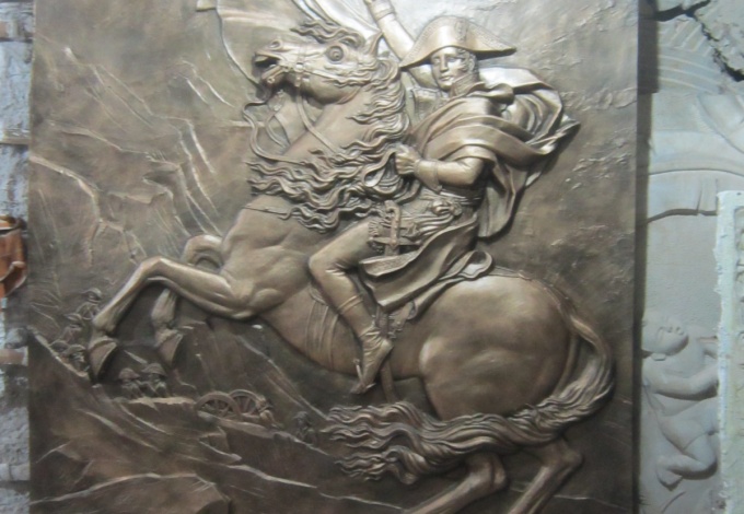 dap phu dieu napoleon 1 - Đắp Phù điêu Napoleon