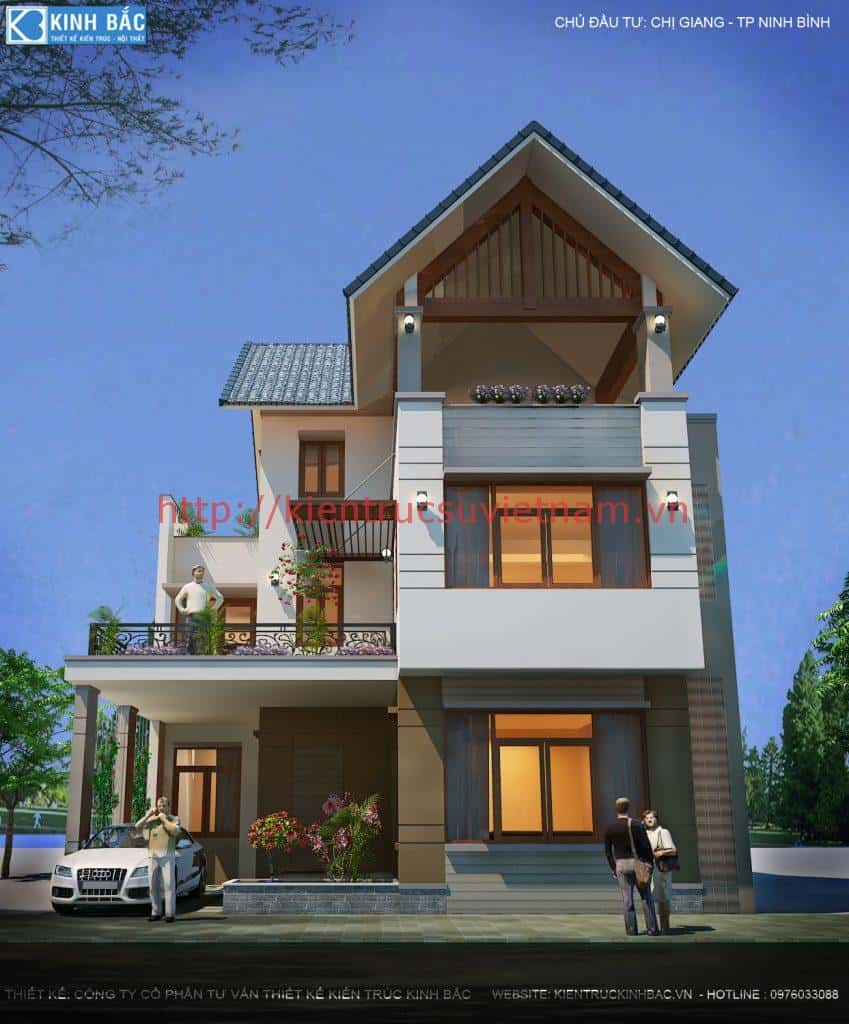 mau biet thu voi kinh phi 1 ty 09 849x1024 - Thiết kế biệt thự với kinh phí 1 tỷ