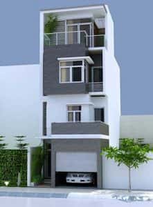 mau thiet ke nha pho 3 5x15m dep 221x300 - Mẫu nh&agrave; mặt tiền 5m đẹp, c&ocirc;ng năng tối ưu
