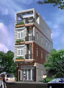 mau thiet ke nha pho 3 5x15m dep 3 220x300 - Mẫu nh&agrave; mặt tiền 5m đẹp, c&ocirc;ng năng tối ưu