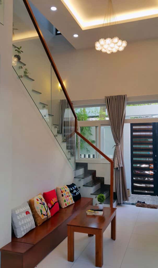 Mẫu thiết kế nhà phố 50m2 noi that mau nha pho 50m2 605x1024 - Mẫu thiết kế nhà phố 50m2