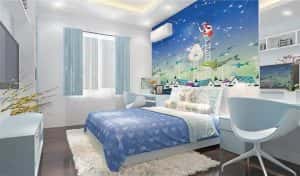 Tư vấn thiết kế nội thất nhà ống mặt tiền 3,6 m thiet ke noi that nha ong mat tien hep phong ngu be 300x176 - Tư vấn thiết kế nội thất nhà ống mặt tiền 3,6 m