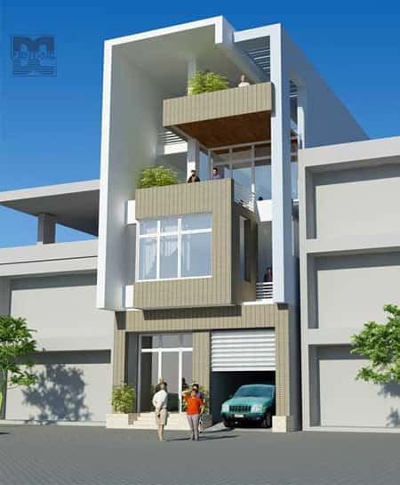 pc 479596 1388972635 - Thiết kế Nhà ở kết hợp văn phòng trên đất 8 x 19,5 m 