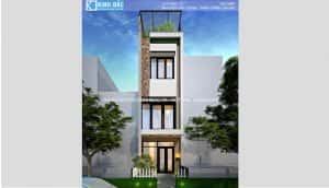 nha 4 tang co diep dinh cong DIEP 5 300x172 - Tư vấn thiết kế nh&agrave; 5 tầng với mặt tiền 8m đẹp