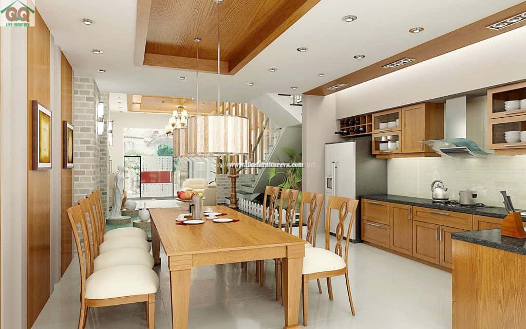 thiet ke noi that bep 9. 1024x640 - Các mẫu phòng ăn đẹp
