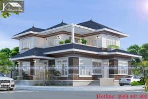 biet thu 2 tang mai thai dep a 300x200 - Biệt thự 2 tầng m&aacute;i th&aacute;i đẹp