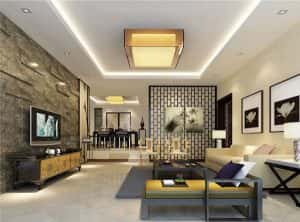 Tư vấn thiết kế nội thất chung cư 67m2 thiet ke noi that phong khach 4 300x222 - Tư vấn thiết kế nội thất chung cư 67m2