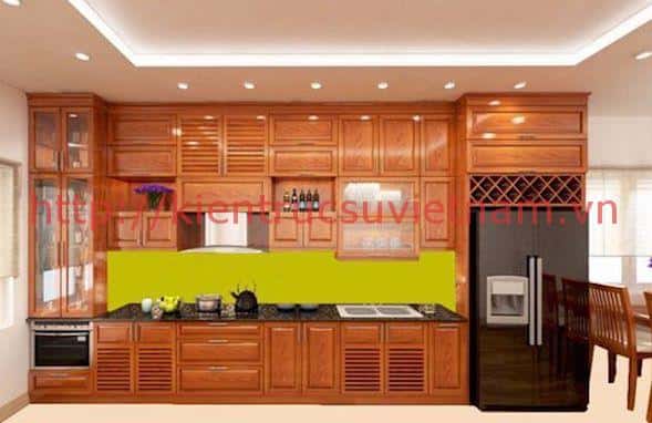 tu bep dep 1 - 19 Mẫu tủ bếp đẹp được nhiều người ưa th&iacute;ch
