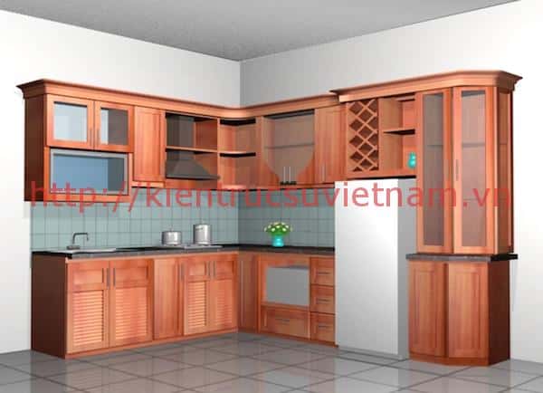 tu bep dep 18 - 19 Mẫu tủ bếp đẹp được nhiều người ưa th&iacute;ch