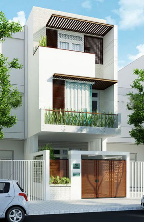 mẫu nh&agrave; 3 tầng - Tư vấn thiết kế nh&agrave; 3 tầng 5x20m hiện đại hợp phong thủy