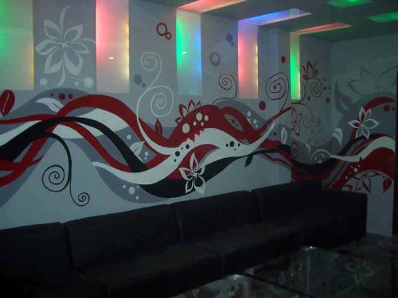 ve tranh tuong quan karaoke 005 - Vẽ Tranh tường quán karoke sinh động hấp dẫn