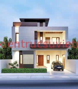 Mẫu nhà biệt thự 2 tầng nông thôn biet thu 2 tang hien dai ktsvn03 263x300 - Mẫu nhà biệt thự 2 tầng nông thôn