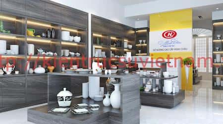 Thiết kế Showroom gốm sứ Minh Châu, Ninh Kiểu Cần Thơ thiet ke showroom gom su minh chau - Thiết kế Showroom gốm sứ Minh Châu, Ninh Kiểu Cần Thơ