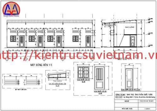 Thiết kế phòng trọ 12m2 ban ve thiet ke phong tro - Thiết kế phòng trọ 12m2