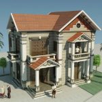Thiết kế biệt thự 2 tầng đẹp ở nông thôn nhiều người thích biệt thự 2 tầng 2 mặt tiền 6 150x150 - Thiết kế biệt thự 2 tầng đẹp ở nông thôn nhiều người thích