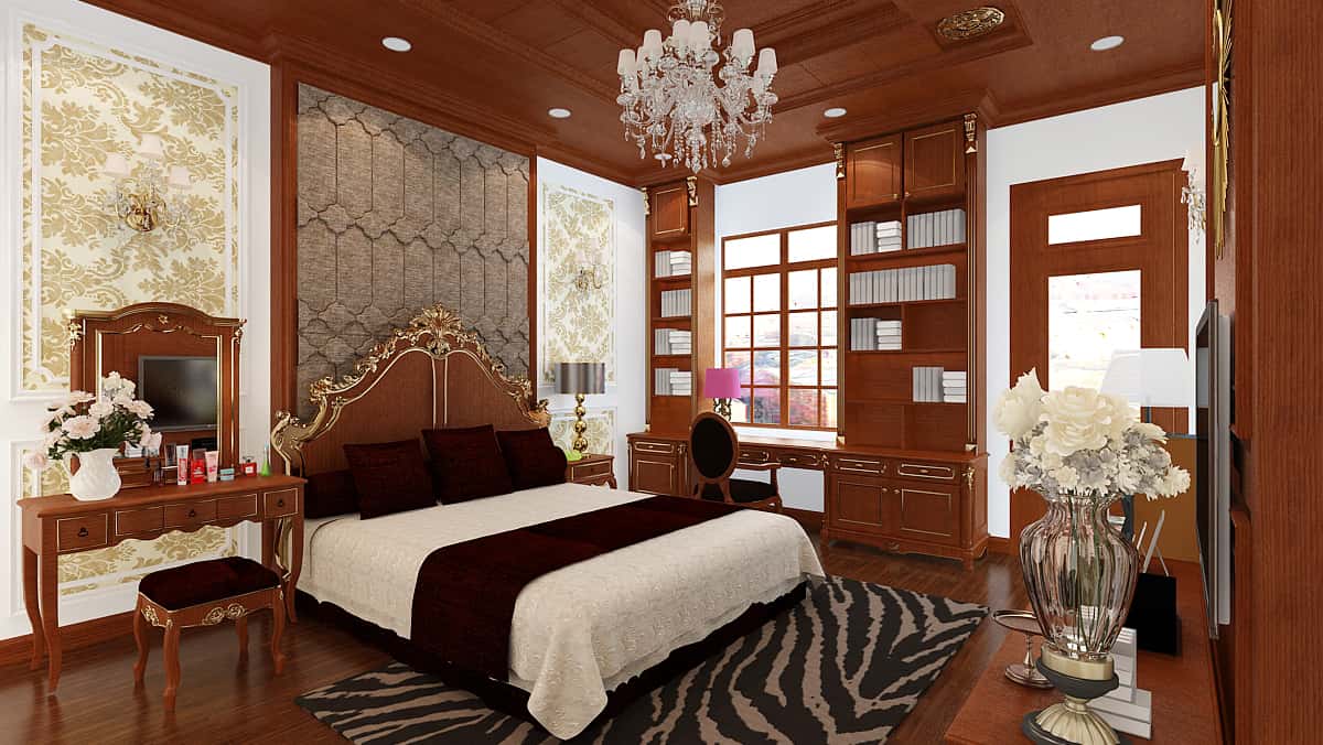 noi that phong ngu tan co dien 5 - Thiết kế nội thất chung cư 2 phòng ngủ: Ý tưởng và mẫu thiết kế đẹp và tiết kiệm diện tích