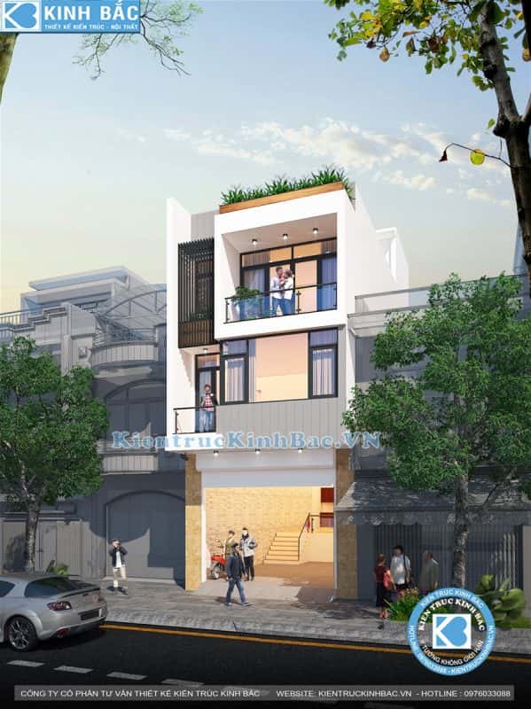 thiet ke nha ong pho dep 599x800 - Xây nhà trọn gói ở Gia Lâm