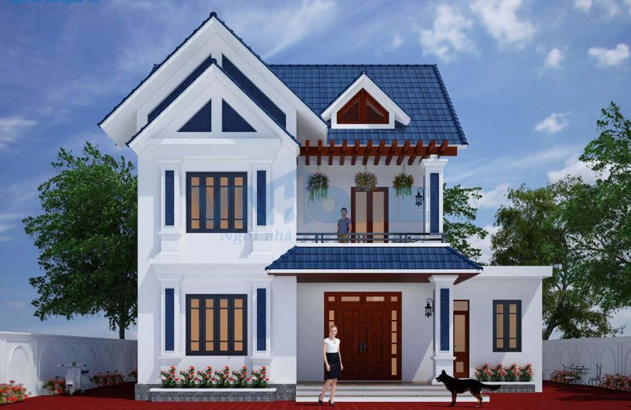chiem nguong mau biet thu hien dai mai thai 2 tang tai hai phong 01 1231x800 - Ấn tượng với căn biệt thự 2 tầng mái thái đẹp ở Hải Phòng