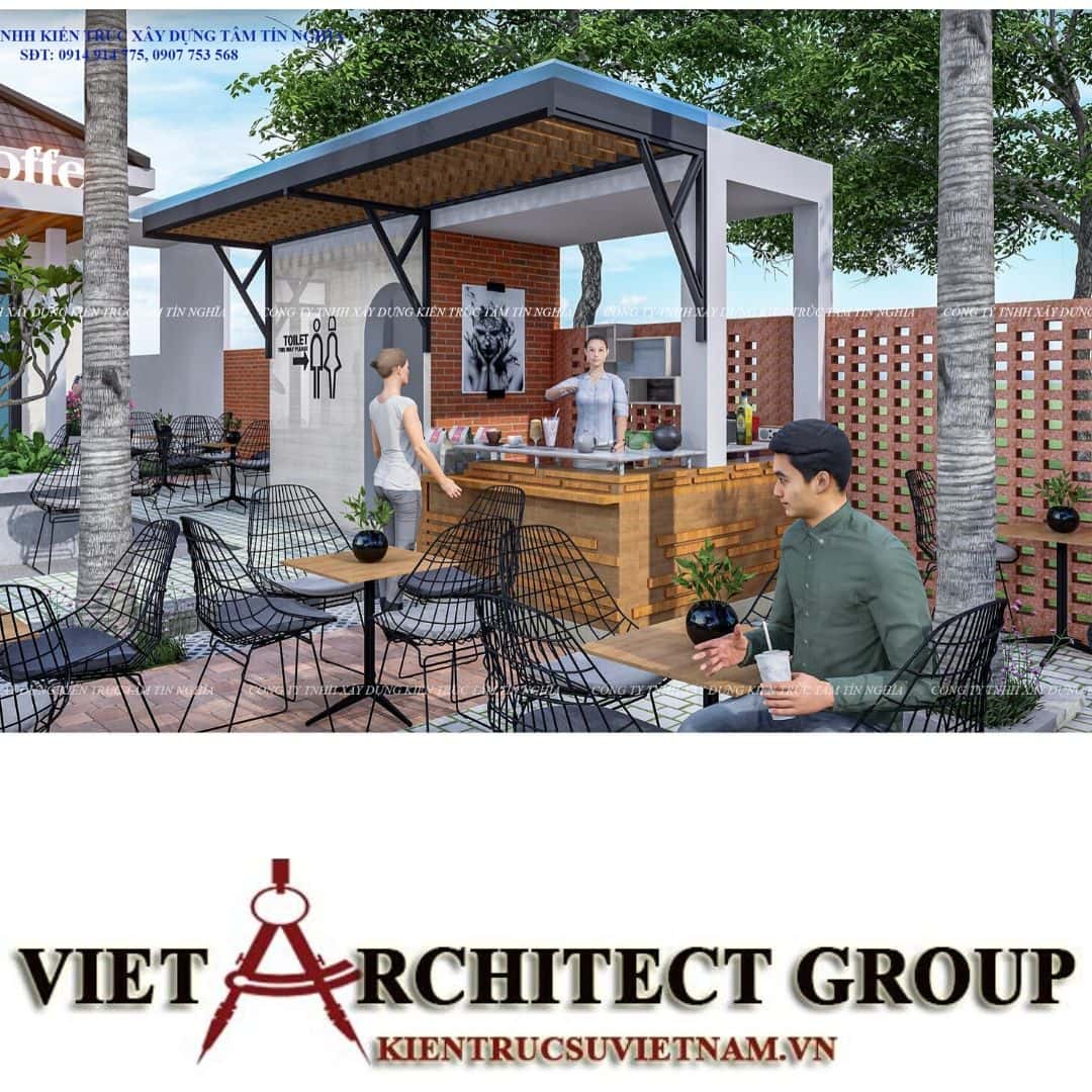 6 2 - Công trình nhà ở kết hợp kinh doanh cafe 500m2 anh Vũ, Vĩnh Long