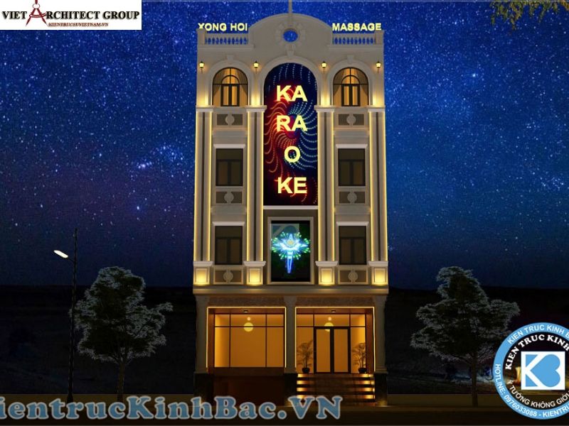 thiet ke nha hang quan karaoke 10 - Thiết kế thi công nhà hàng karaoke anh Quang Hà