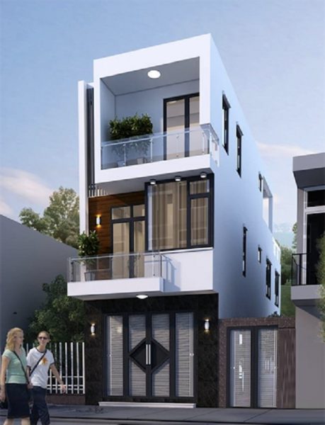 nha dep 1 459x600 - Xu hướng thiết kế nhà 60m2 3 tầng hiện đại