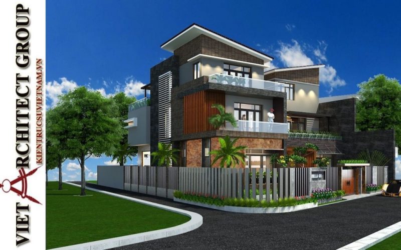 mau thiet ke biet thu dep lo goc tai da nang 2021 800x500 - Thiết kế nhà đẹp ở ĐắK LắK