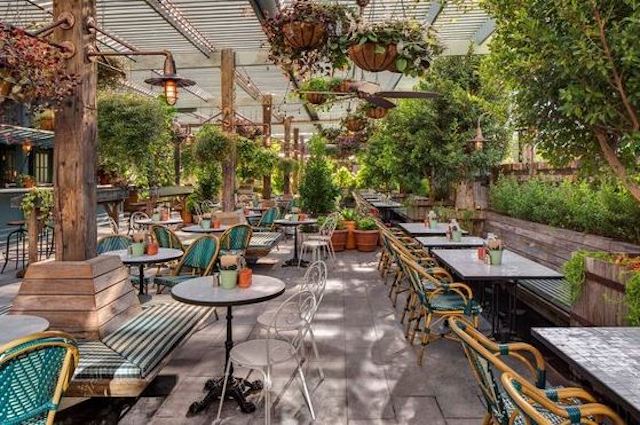 thiet ke quan cafe san vuon 2 - Thiết kế quán cafe sân vườn hiện đại đẹp hút khách với không gian ấn tượng