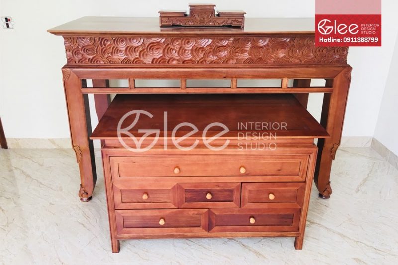 ban tu tho go gu cao cap gleehome gtt28 800x533 - Bàn thờ gia tiên và cách chọn hướng hợp phong thủy cho bàn thờ trong nhà