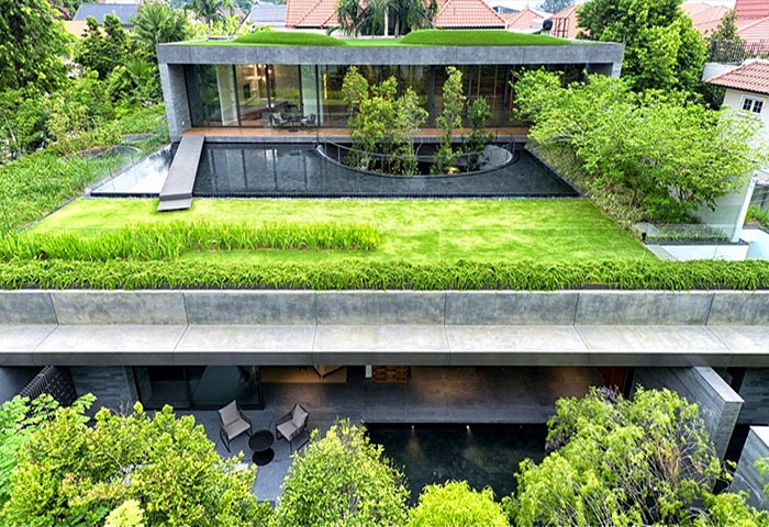 san vuon tren mai nha 1 - +28 Công trình Vườn trên mái nhà xanh mướt hoà mình với thiên nhiên