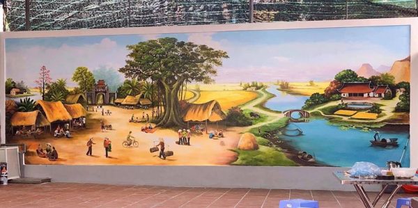 Tranh đồng quê đẹp ve tranh dong que 3 e1624525274821 - Tranh đồng quê đẹp