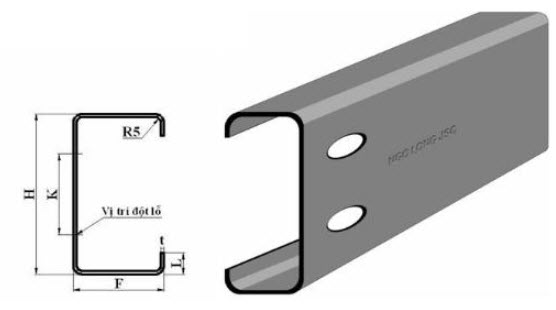 Những thông tin cần biết về xà gồ C xa go C - Những thông tin cần biết về xà gồ C