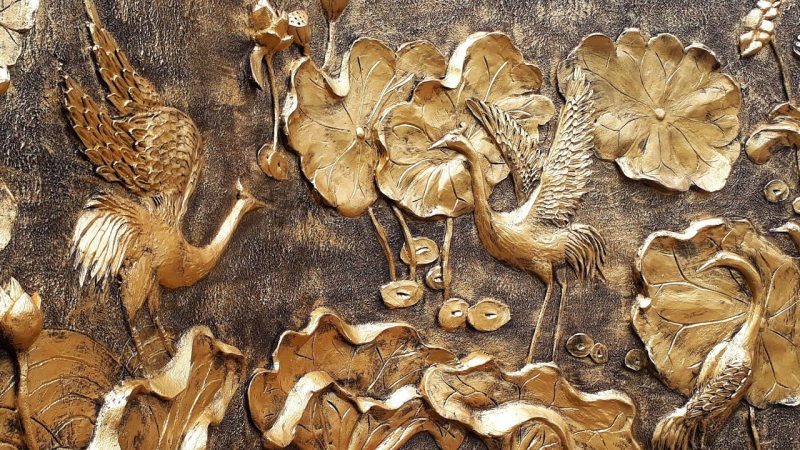 phu dieu gia dong 1 800x450 - Tìm hiểu về phù điêu giả đồng từ vật liệu xi măng
