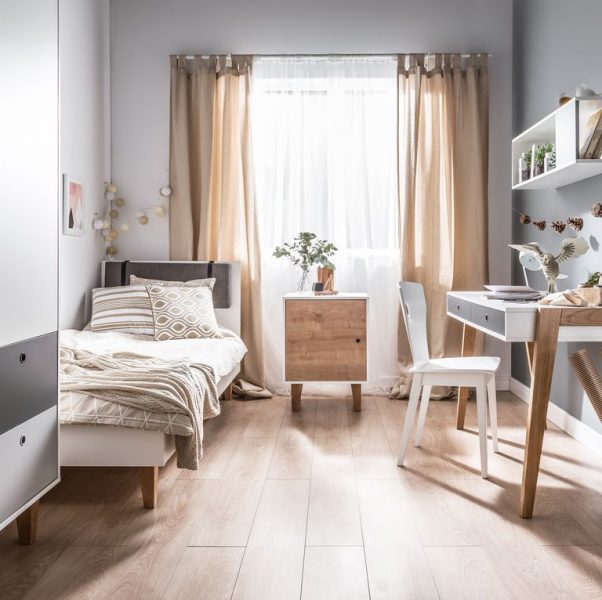 thiet ke phong ngu nho 10 m2 602x600 - 14 ý tưởng thiết kế phòng ngủ nhỏ 10m2 đẹp mê mẩn