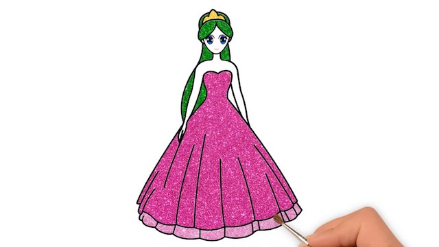 How to draw a simple princess  How to draw a cute simple princess  YouTube