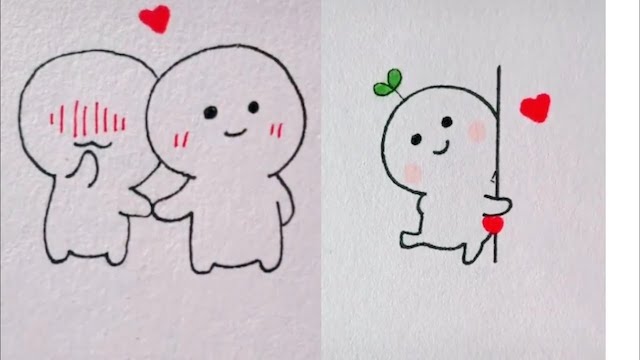 Vẽ hình cute đáng yêu Vẽ tranh thư giãn mỗi ngày  Draw so cute 116   YouTube