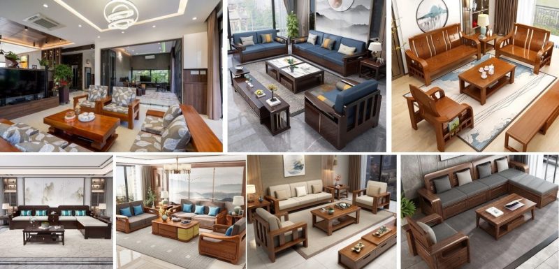 sofa go 800x385 - 100 Bộ bàn ghế sofa gỗ đẹp hiện đại sang trọng đẳng cấp