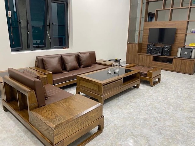 sofa go soi nga - 100 Bộ bàn ghế sofa gỗ đẹp hiện đại sang trọng đẳng cấp