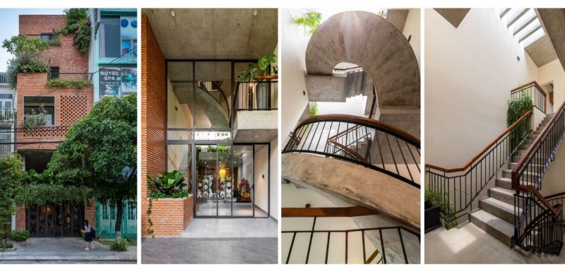 thiet ke nha ong dep 2 800x385 - Minaka House: Giải quyết bài toán là lấy ánh sáng cho một "ống" cao và hẹp