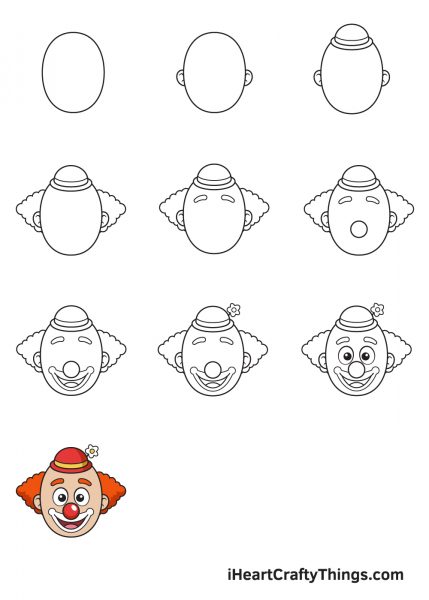 vẽ chú hề