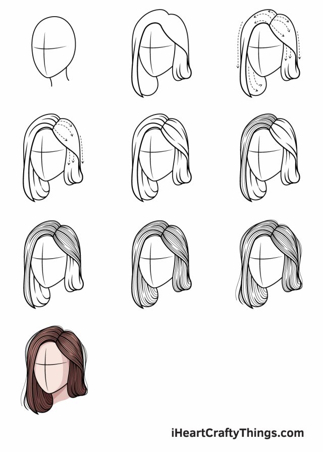 Tổng hợp 22+ cách vẽ tóc mái mới nhất - Tin học Đông Hòa