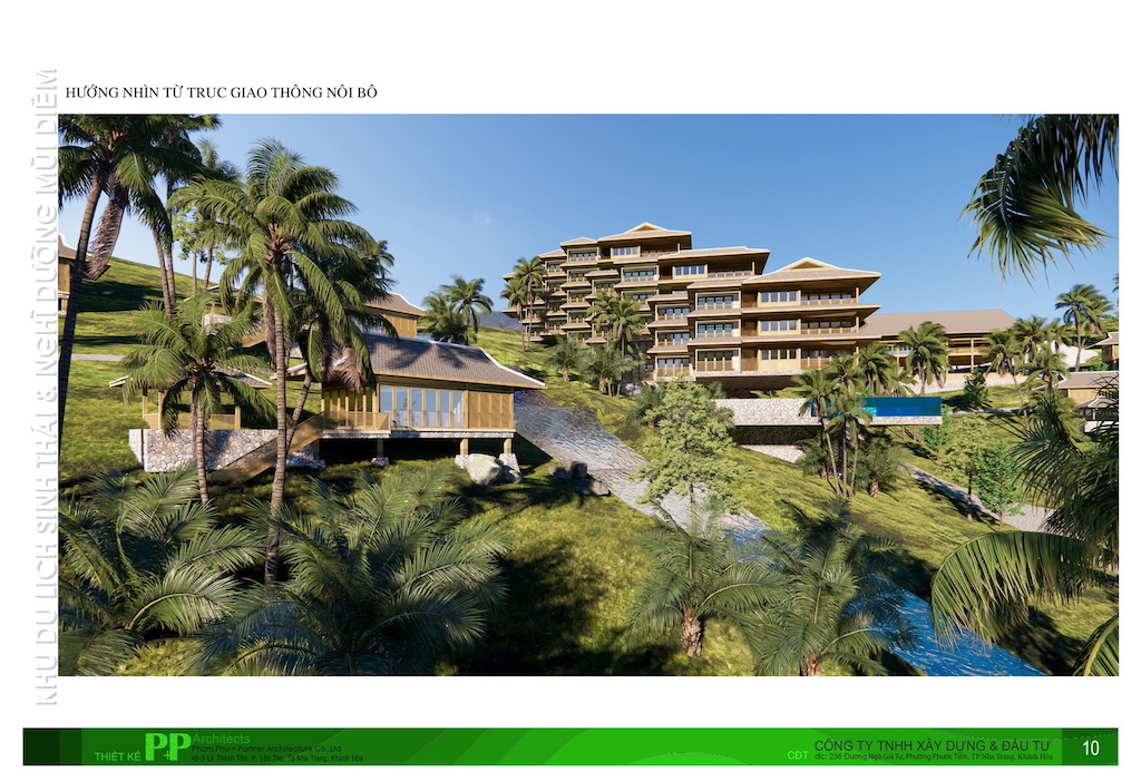 thiet ke khu nghi duong mui diem resort layout 10 - Thiết kế khu nghỉ dưỡng sinh thái resort Mũi Điềm - Khánh Hoà