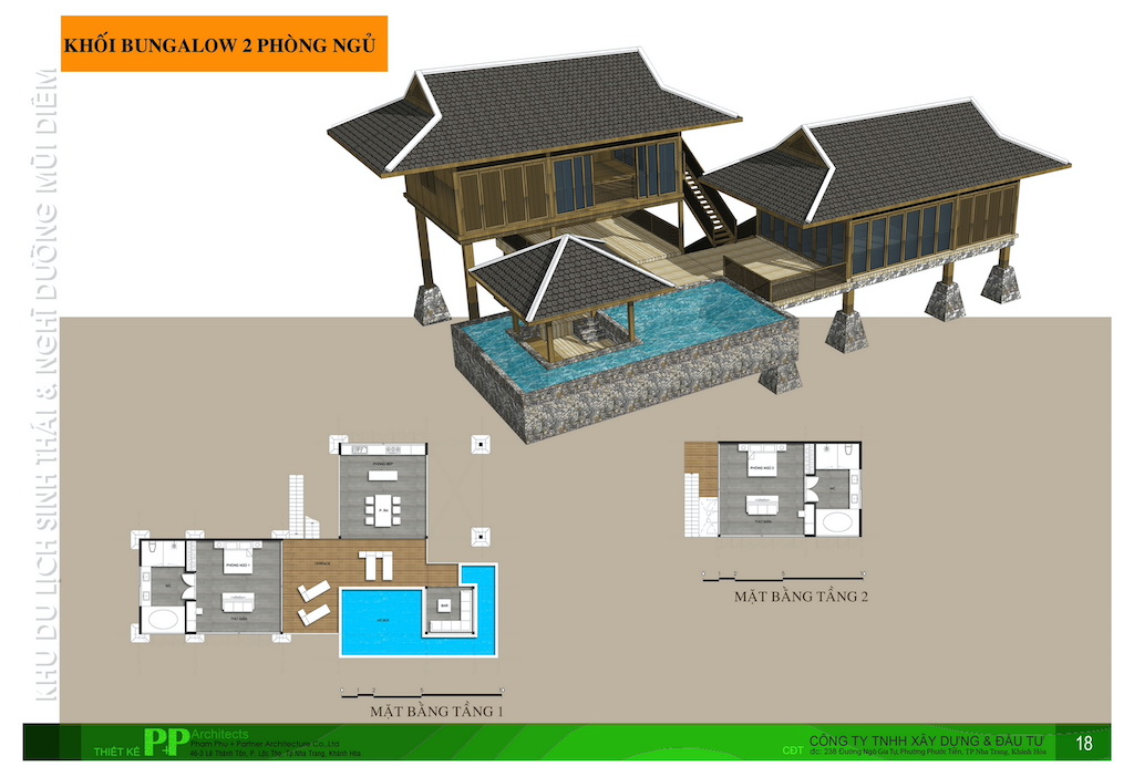 thiet ke khu nghi duong mui diem resort layout 18 - Thiết kế khu nghỉ dưỡng sinh thái resort Mũi Điềm - Khánh Hoà