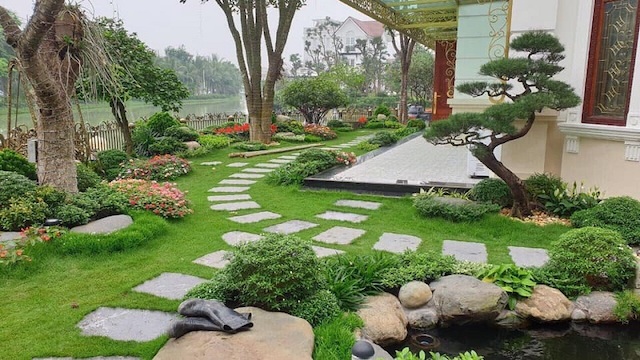 thiet ke san vuon 1000 m2 dep 0011 - Thiết kế sân vườn 50m2 đẹp thi công trọn gói chuyên nghiệp
