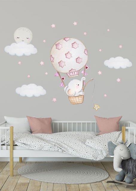 ve tuong phong ngu cute dep 3 - Gợi ý 100 mẫu vẽ tường phòng ngủ cute đẹp trang trí ấn tượng độc đáo